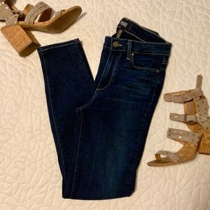 PAIGE High Rise Hoxton Skinny Ankle Jeans